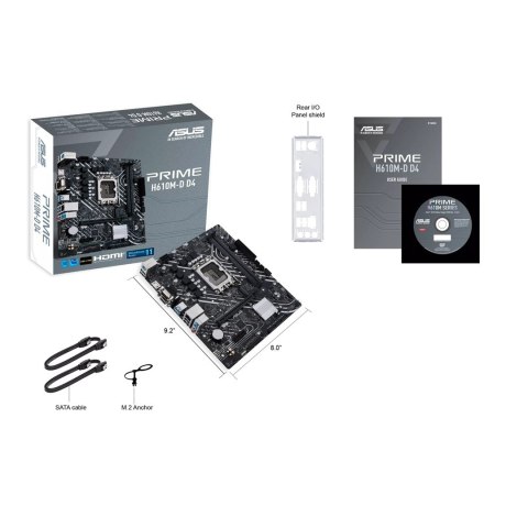 ASUS Płyta główna ASUS PRIME H610M-D D4 (WYPRZEDAŻ) ASUS Płyta główna ASUS PRIME H610M-D D4 (WYPRZEDAŻ)