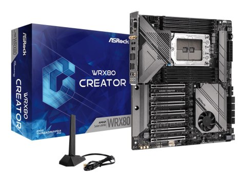 Asrock Płyta główna ASRock WRX80 CREATOR R2.0 (WYPRZEDAŻ) Asrock Płyta główna ASRock WRX80 CREATOR R2.0 (WYPRZEDAŻ)