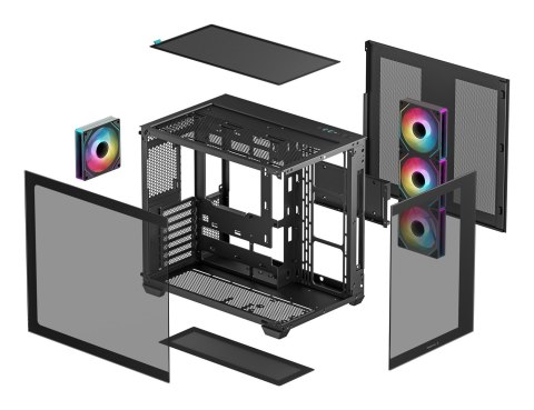 DEEPCOOL Obudowa DeepCool CG530 4F czarna