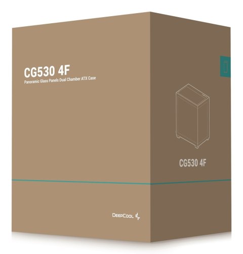 DEEPCOOL Obudowa DeepCool CG530 4F czarna