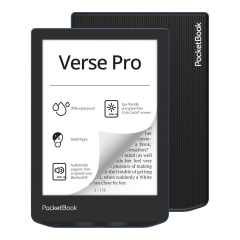 POCKETBOOK PocketBook Verse Pro (634) Niebieski (WYPRZEDAŻ) POCKETBOOK PocketBook Verse Pro (634) Niebieski (WYPRZEDAŻ)