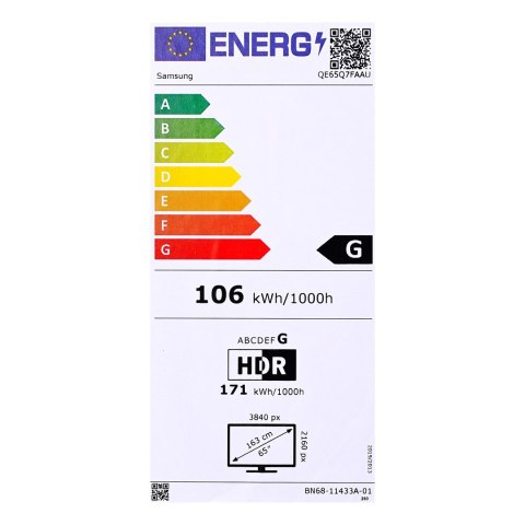 Samsung Telewizor Samsung QE65Q7FAAUXXH QLED 65'' 4K Ultra HD Tizen Q-Symphony DVB-T2 Czarny (MODEL 2025) Samsung Telewizor Samsung QE65Q7FAAUXXH QLED 65'' 4K Ultra HD Tizen Q-Symphony DVB-T2 Czarny (MODEL 2025)