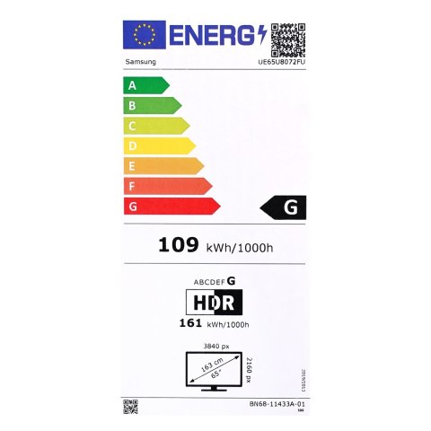 Samsung Telewizor Samsung UE65U8072FUXXH LED 65'' 4K Ultra HD Tizen Q-Symphony DVB-T2 Czarny (MODEL 2025) Samsung Telewizor Samsung UE65U8072FUXXH LED 65'' 4K Ultra HD Tizen Q-Symphony DVB-T2 Czarny (MODEL 2025)