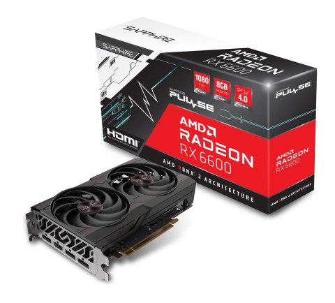 Sapphire Karta graf. SAPPHIRE PULSE RADEON RX 6600 GAM 8GB (WYPRZEDAŻ)