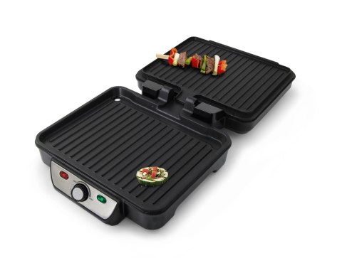 Esperanza Grill elektryczny Esperanza Provolone EKG007 (stołowy-zamknięty; 1800W; kolor inox)