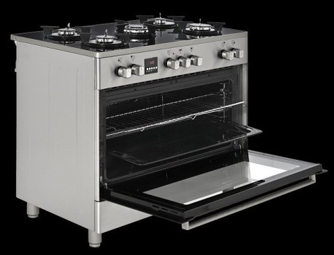 Ravanson Kuchnia gazowo-elektryczna Ravanson KWGE-K90 CHEF MODERN (Płyta gazowa; Piekarnik elektryczny; 900mm)