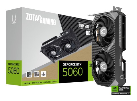 ZOTAC Karta graficzna ZOTAC GAMING GeForce RTX 5060 TWIN EDGE OC 8GB
