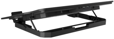 NATEC NATEC PODSTAWKA CHŁODZĄCA DIPPER 2 12.1-17.3'' Z WENTYLATOREM, PODŚWIETLENIE, USB