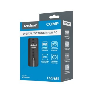 Rebel REBEL COMP TUNER CYFROWY USB DVB-T2 H.265 HEVC (WYPRZEDAŻ)