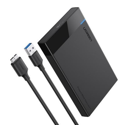 UGREEN Ugreen Obudowa na dysk SATA 2,5'' HDD SSD+kabel 0,5m (czarny)