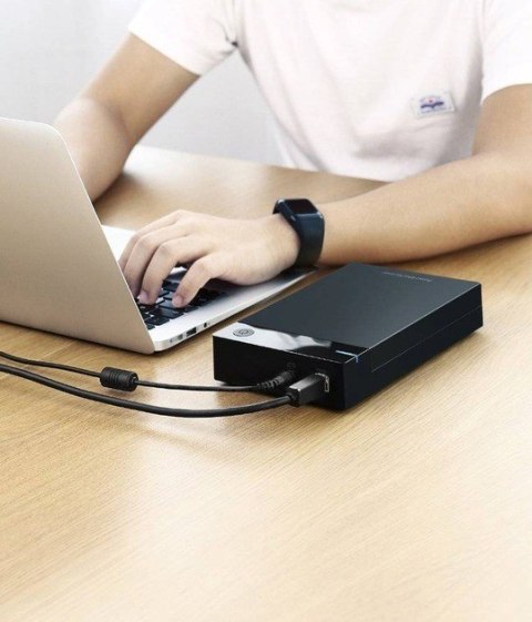 UGREEN Ugreen Obudowa na dysk SATA 3,5'' HDD; USB 3.0 (czarny)
