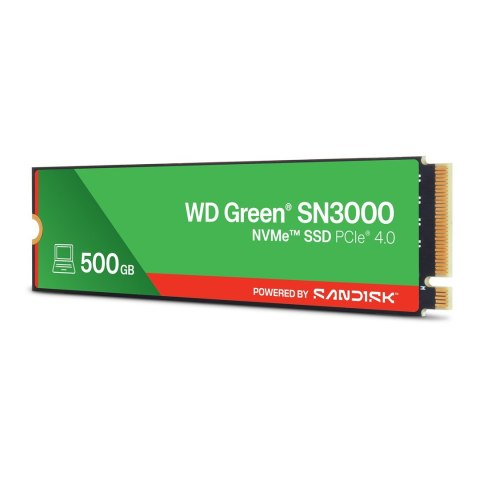 WD Dysk SSD WD Green SN3000 500GB M.2 NVMe WDS500G4G0E