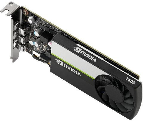 ASUS Karta graficzna Nvidia T400 4GB, GDDR6, 3x mini DisplayPort, 30W,PCI Gen3 x16, FH ATX bracket (WYPRZEDAŻ)