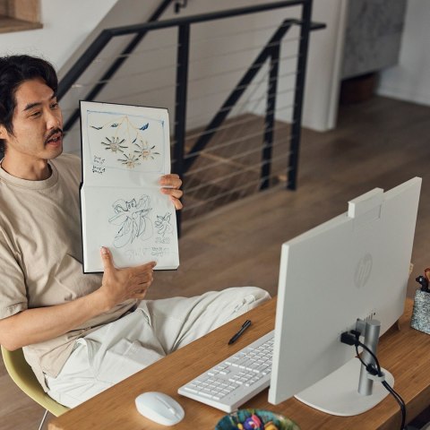 Hewlett-Packard HP 24-cr0332nw AIO Ryzen 7 7730U 23.8"FHD IPS AG 250nits 16GB DDR4 SSD512 Radeon 680M LAN Win11 2Y Shell White