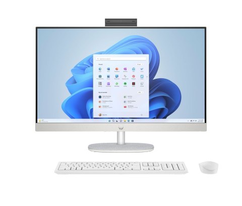 Hewlett-Packard HP 27-cr0232nw AIO Ryzen 5 7520U 27.0"FHD IPS AG 300nits 16GB DDR5 SSD512 Radeon 610M LAN Win11 2Y Shell White