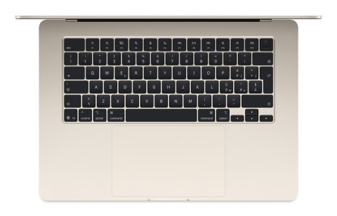 Apple Apple 15-inch MacBook Air: Apple M4 chip with 10-core CPU and 10-core GPU, 16GB, 512GB SSD - Starlight