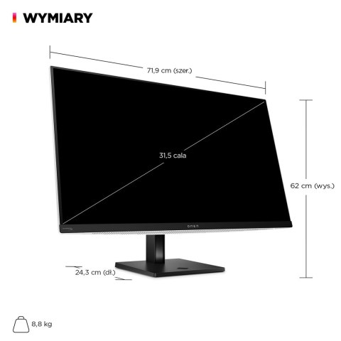 Hewlett-Packard MONITOR HP OLED, UHD 31,5" OMEN Transcend 32 (9R181E9) 240Hz