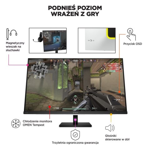 Hewlett-Packard MONITOR HP OLED, UHD 31,5" OMEN Transcend 32 (9R181E9) 240Hz