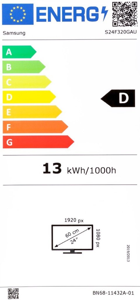 Samsung MONITOR SAMSUNG 24" LS24F320GAUXEN 120Hz