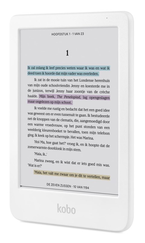 KOBO Ebook Kobo Clara Colour 6" E-Ink Kaleido 3 16GB WI-FI White