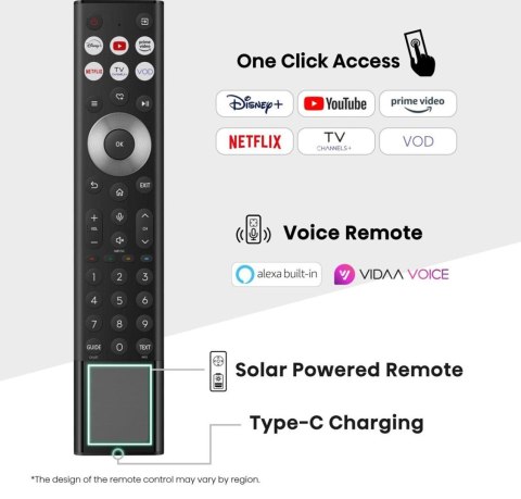 HISENSE Telewizor Hisense 65U8Q ULED 65'' 4K Ultra HD 165Hz VIDAA Dolby Atmos Czarny