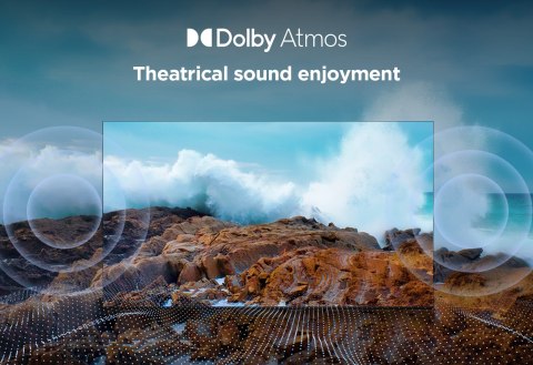 TCL Telewizor TCL 55V6C DLED 55'' 4K Ultra HD Google TV Dolby Atmos DVB-T2 Metaliczny