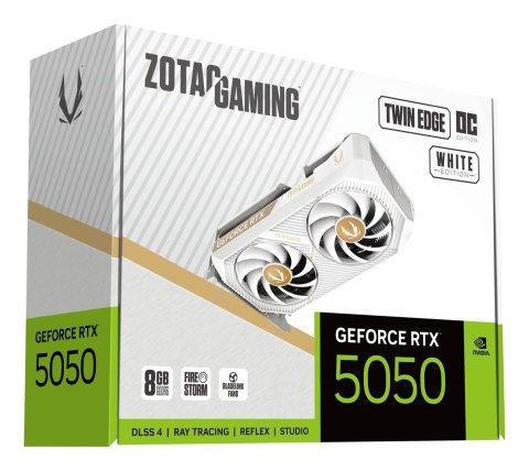 ZOTAC Karta graficzna ZOTAC GAMING GeForce RTX 5050 Twin Edge OC White