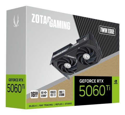 ZOTAC Karta graficzna ZOTAC GAMING GeForce RTX 5060 Ti 16GB Twin Edge
