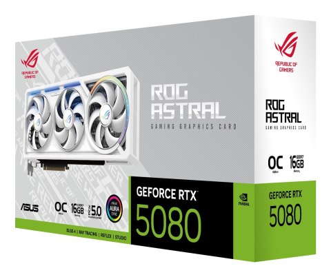 ASUS Karta graf. ASUS ROG ASTRAL RTX 5080 16GB OC WHITE
