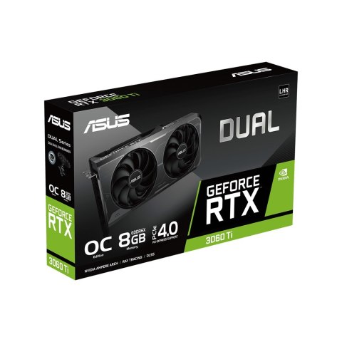 ASUS Karta graficzna ASUS Dual GeForce RTX 3060 Ti OC 8GB GDDR6X (WYPRZEDAŻ)