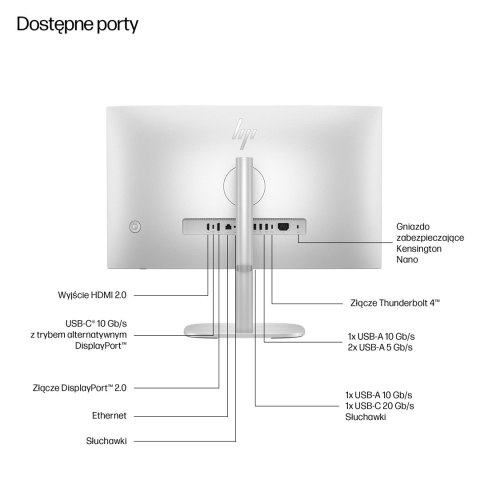 Hewlett-Packard HP EliteStudio 8 AiO G1i Ultra 5 235 23.8"FHD IPS 250nits AG 16GB DDR5 SSD512 Intel Graphics W11Pro 3Y OnSite